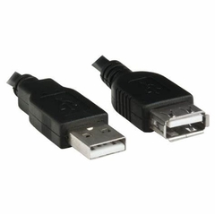 CABO USB A MACHO X USB A FEMEA 2.0 - 1.8M EXTENSOR - UAMAF-18 - comprar online