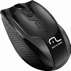 MOUSE SEM FIO 2.4GHZ RAPID 6 BOTOES 1600 DPI BLACK PIANO MO165 MULTILASER