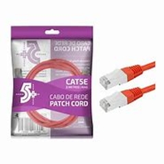 CABO PATCH CORD CAT5E 2,0M VERMELHO 1072