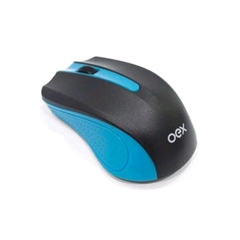 MOUSE OPTICO SEM FIO OEX AZUL MS-404