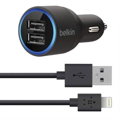 CARREGADOR VEICULAR UNIVERSAL USB DUPLO BELKIN IPHONE - comprar online