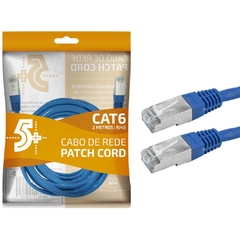 CABO PATCH CORD CAT6 AZUL 2M 018-1087 - comprar online