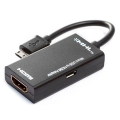 ADAPTADOR MHL DE HDMI P/ DISPOSITIVOS MOVEIS OEM AD0075