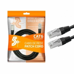 CABO PATCH CORD CAT6 PRETO 5M 018-9907