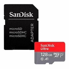 CARTAO DE MEMORIA SD SANDISK CLASS 10 128 GB MICRO + ADAPTADOR