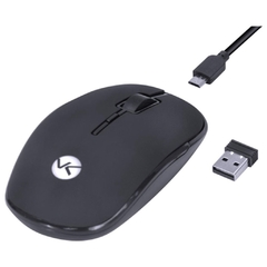 MOUSE SEM FIO RECARREGAVEL POWER ONE 1600DPI - RECEPTOR USB - PM100