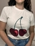 T-shirt Feminina em Algodão Cereja - comprar online
