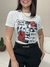 T-shirt Feminina em Algodão Não Temas na internet