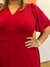 Vestido Feminino Midi em Viscolinho Plus Size - Boutique Qbonita Pina