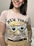 T-shirt Feminina em Malha Urso New York na internet