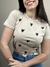 T-shirt Feminina em Algodão Coração - loja online