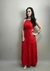 Vestido Feminino Longo em Duna 3 Marias com Recorte na internet