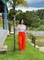 Cropped Feminino Modelo Ciganinha em Tule - comprar online