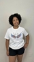 T-shirt Feminina em Algodão Plus Seguro Estou na internet