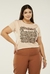 T-shirt Feminina em Malha Wild Plus - comprar online