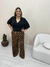 Calça Pantalona Feminina em Duna Plus Size