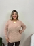 Suéter Feminino em Modal Gola Redonda Plus Size na internet