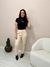 Calça Feminina Inspiração Zara em Couro PU - comprar online