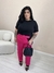 Calça Feminina Alfaiataria com cinto Encapado Plus Size - loja online
