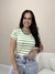 T-shirt Feminina Malha Listra - loja online