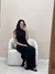 Vestido Feminino Longo bolso com Gola Alta - loja online
