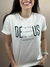 T-shirt Feminina em Algodão Plus Deus Onipotente - Boutique Qbonita Pina