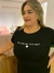 T-shirt Feminina em Malha Que Todo Mal Vire Plus Size na internet