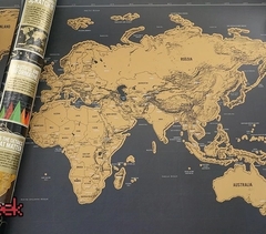 Imagen de Mapa deluxe para raspar