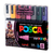Marcadores POSCA x8 Colores Oscuros - PC 5M 1.8 - 2.5mm