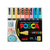 Marcadores POSCA x8 Colores Pastel - PC 3M 0.9 - 1.3mm