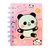 Libreta Panda 64 hojas rayadas - comprar online