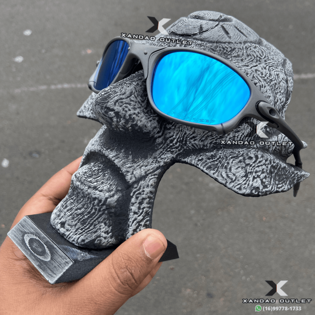 Óculos da Oakley Double X Lente Azul e Rosa