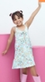 Vestido Infantil Alça Decote Amarrar