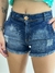 Short Jeans Bolso Faca Desfiado CNY S803