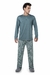 Pijama Masculino Longo Galático Azul Sonhatto 21237