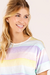 Pijama Feminino Curto Listras Color Comfy Cor com Amor 17996 - comprar online