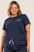 Pijama Feminino Curto Navy Life is Better Plus Size Cor com Amor 17914 - comprar online