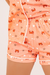 Pijama Feminino Curto Aberto Algodão Crabs Cor com Amor 18019 na internet