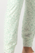 Pijama Feminino Manga Curta e Calça Comprida Arabesque Verde Inspirate 18013 - DH pijamas