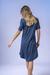 Camisola Aberta Modal Color Azul Noite Mixte 18042 - comprar online