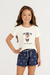 Pijama Infantil Menina Curto Tênis Comfort Cor com Amor 30852