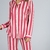 Pijama Feminino Longo Aberto Malha Peach Skin Stripes Pink Inspirate 18230 na internet