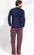 Pijama Masculino Tricoline Escocês Mixte 20975 na internet