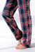 Pijama Cardigan Isabel Tricoline Xadrez Escócia Mixte 9930 - 16770 - loja online