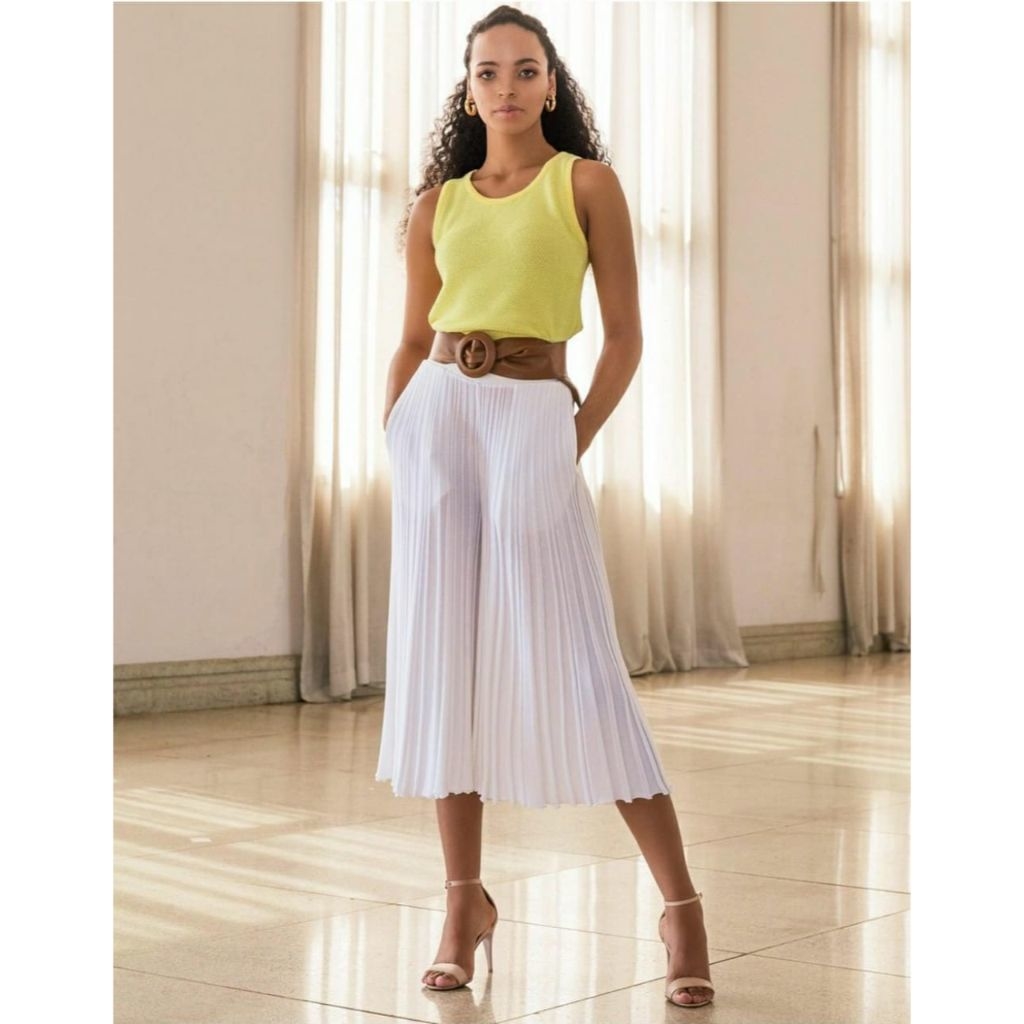 Calça saia pantalona 2025