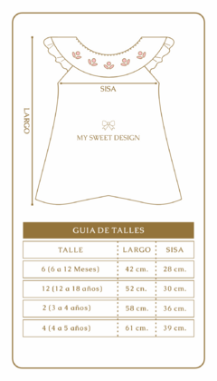 Vestido Inés - My Sweet Design