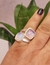 anillo opalina cuadraditos doble - comprar online