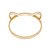 Anel Ouro 18K Gatinho