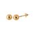 Brinco Ouro 18K Bolinhas 4mm