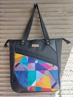Bolso multiuso Isabel (patchwork) Interior impermeable - comprar online